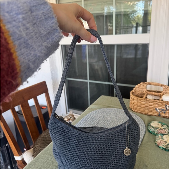 The Sak Blue Knit Shoulder Bag - Picture 2 of 5